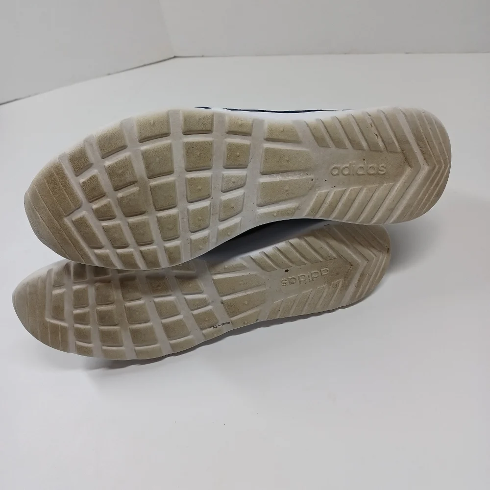 Adidas Cloudfoam Memory Foam Trainers Sneakers Tennis Shoes Navy Blue Women's  9
